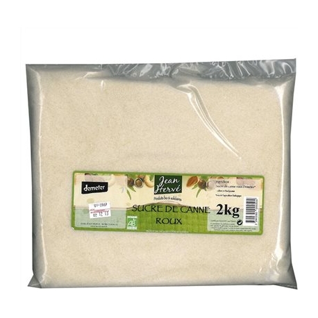 Sucre Roux de canne - 2 kg