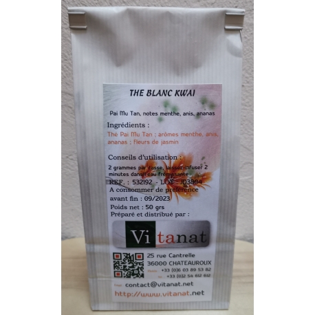 Thé blanc Kwai - sachet 50 g