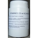 VITAMINES D3 et K2 NATURELLES - flacon 60 capsules