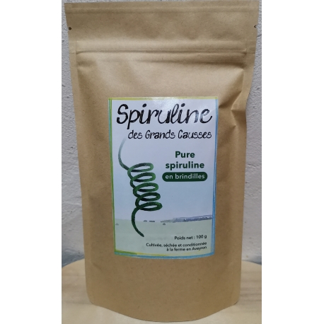 SPIRULINE des Grands Causses - sachet 100 g
