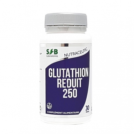Glutathion Réduit 250 - 250 mg x 30 gélules végétales
