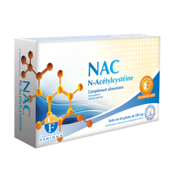 NAC N-ACETYL CYSTEINE - 550 mg x 60 gélules