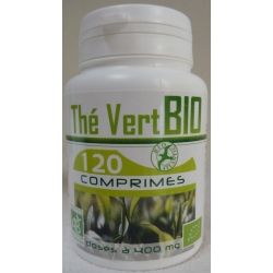 Thé vert Bio - 400 mg x 120 comprimés