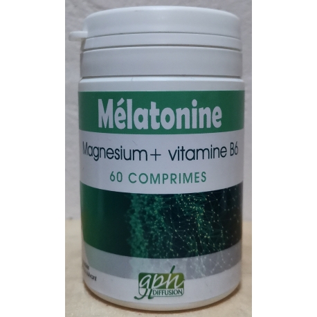 Mélatonine - Magnésium + Vitamine B6 - 60 comprimés