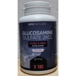 Glucosamine Sulfate 2KCL - 500 mg x 180 gélules