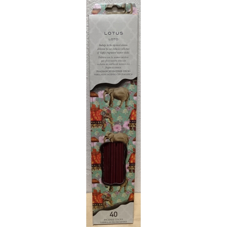 Encens Indien "LOTUS" - 40 bâtonnets