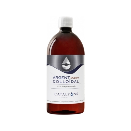 ARGENT COLLOÏDAL 20 ppm 1 litre