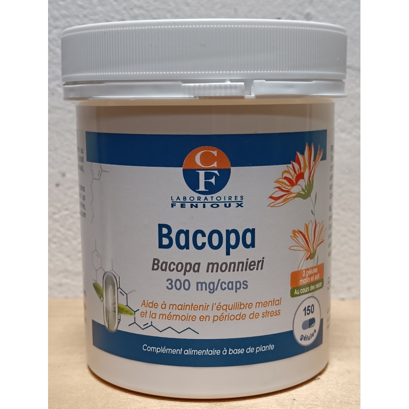 Extrait De Bacopa Monnieri 90 Capsules 500 Mg - Amalthe, Pour Mémoire Et Concentration