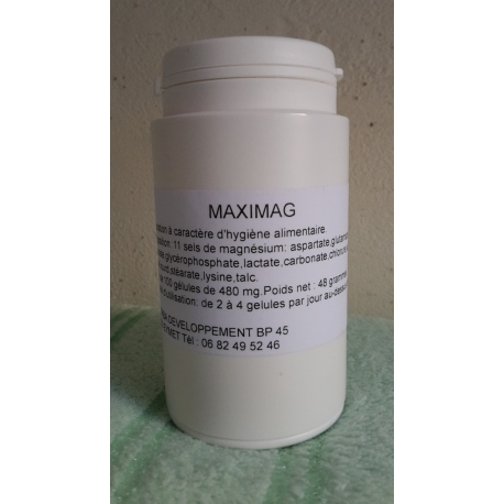 MAXIMAG 100 gélules x 480mg