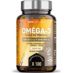 OMEGA 3 - EPA 33% DHA 22% - 500 mg x 100 capsules