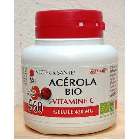 Acérola Bio - 60 gél x 430 mg
