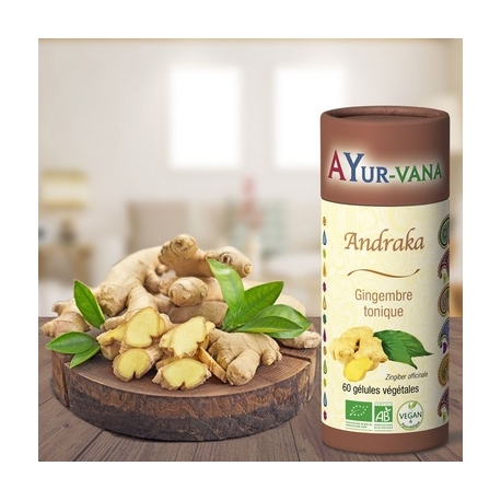 Andraka (Gingembre indien) Bio - 60 gélules