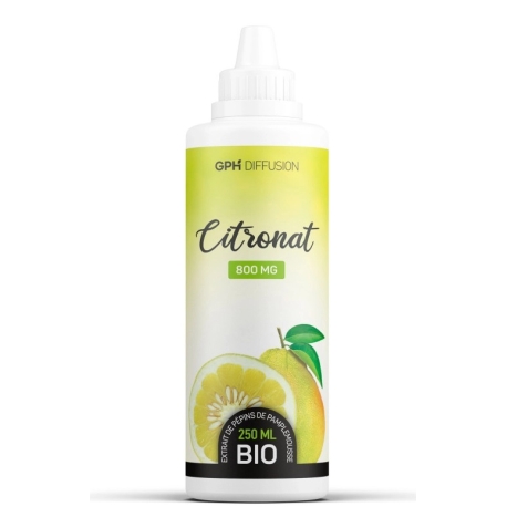 Citronat 800 - 250 ml - Extrait de pépins de pamplemousse