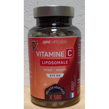 Vitamine C Liposomale - 200 mg x 180 gélules végétales