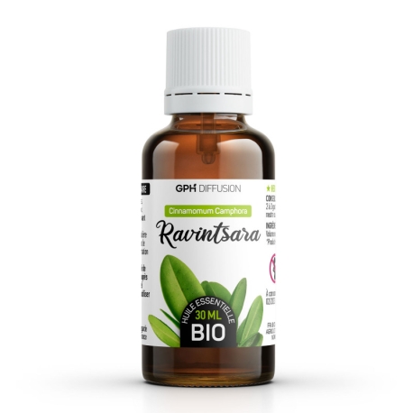 Huile essentielle de Ravintsara Bio - Flacon 30 ml