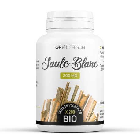 Complément Alimentaire Saule Bio - 60 Gélules, Anti-douleur Naturel, Fabriqué En France