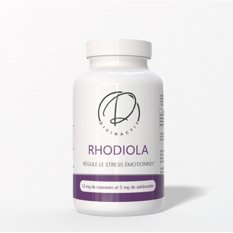 Rhodiola 5% de rosavines et 2% de salidrosides - 250mg x 60 gélules végétales