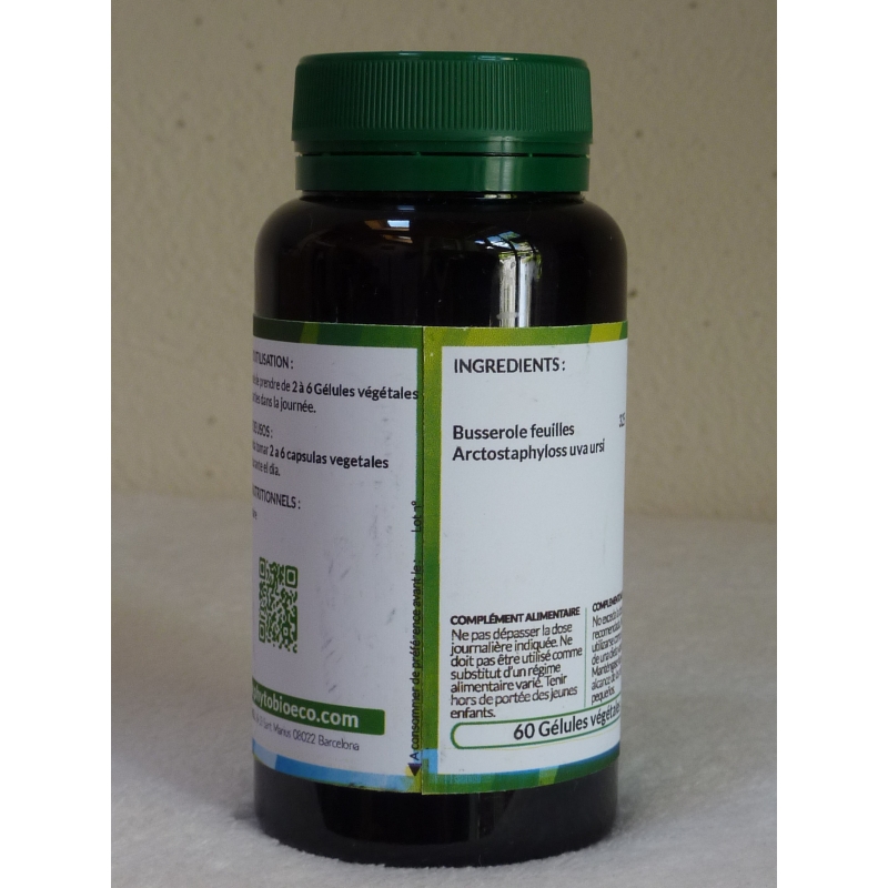 Gélules De Busserole (feuille) Dosées à 250 Mg - France Herboristerie - Complément Alimentaire Neuf