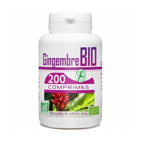 Gingembre Bio 400 mg x 200 comprimés