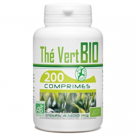 Thé vert Bio 400 mg x 200 comprimés